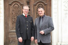 Lehrgangsleiter Andreas Schaffer und ÖBV Präsident Erich Riegler
